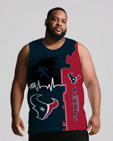 Sports Men's Big & Tall Sleeveless Shorts Two-piece